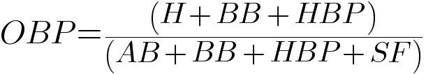 On-Base Percentage Formula